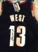 Delonte West autographed jersey in Houston